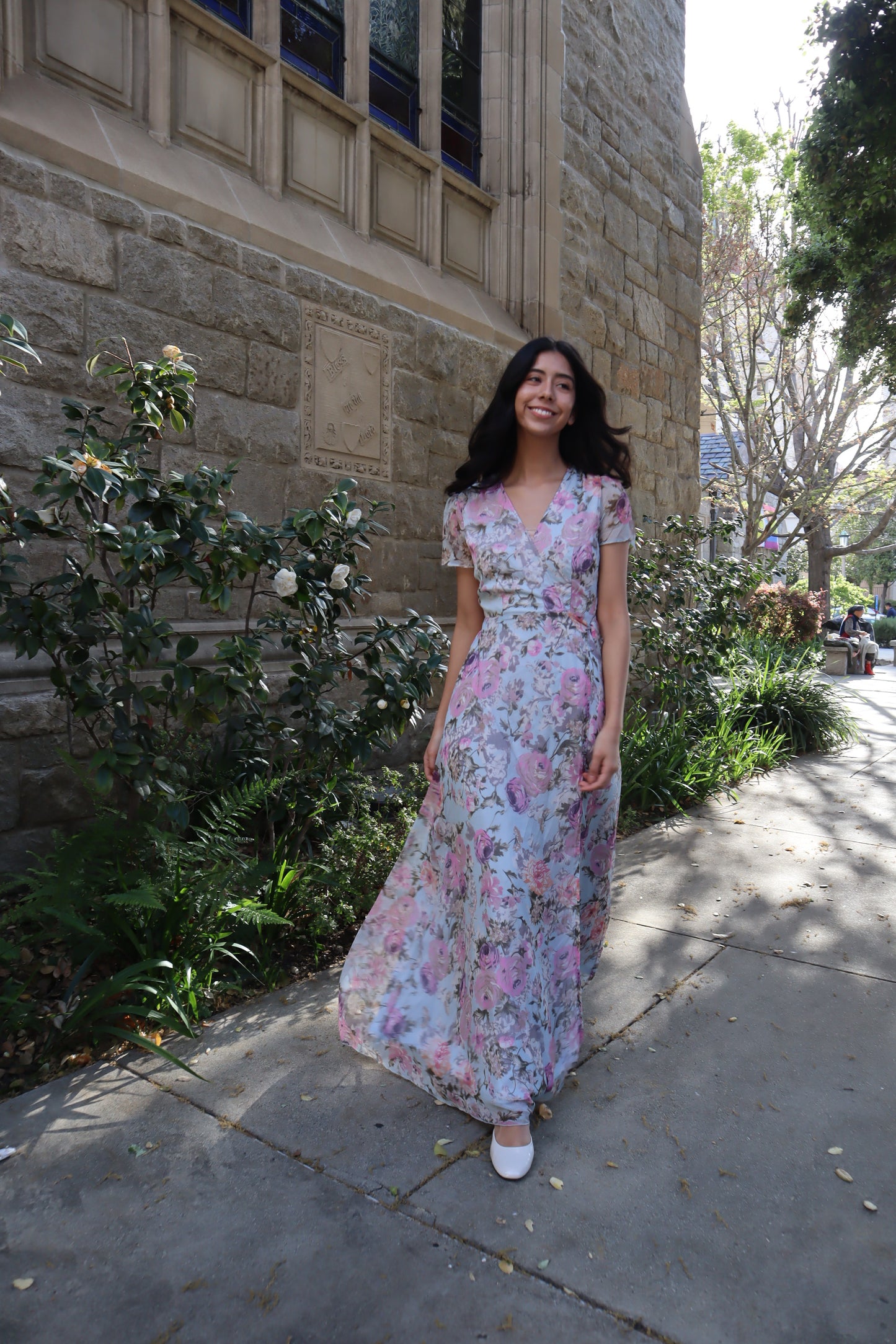 Floral Wrap Dress