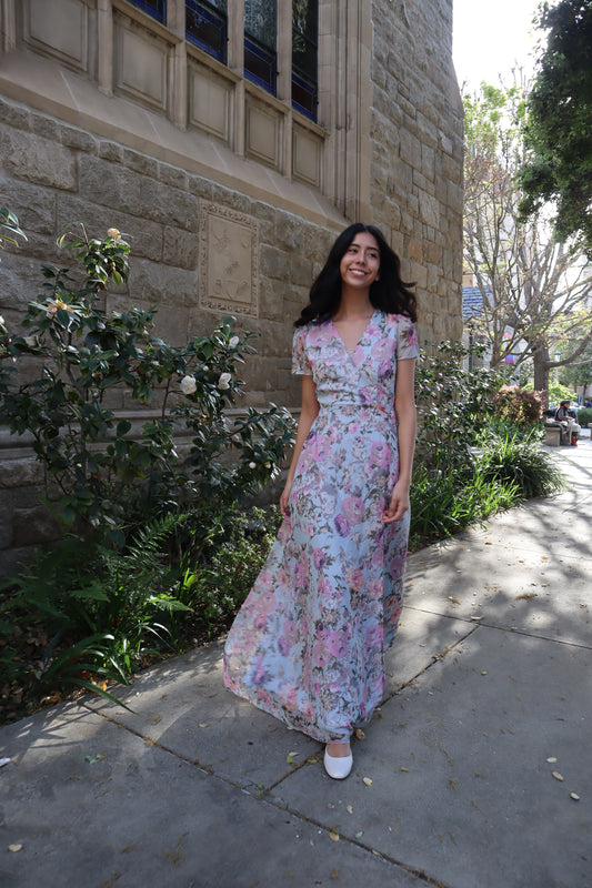 Floral Wrap Dress