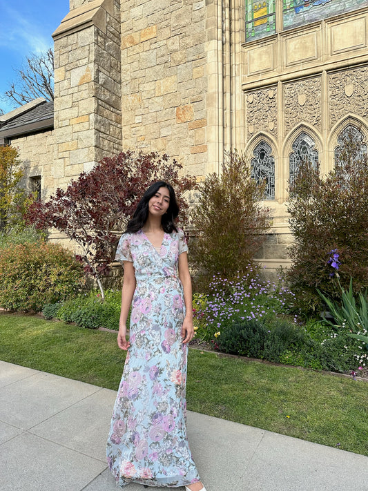 Floral Wrap Dress